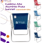 CADEIRA ALTA ALUMÍNIO