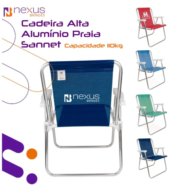 CADEIRA ALTA ALUMÍNIO