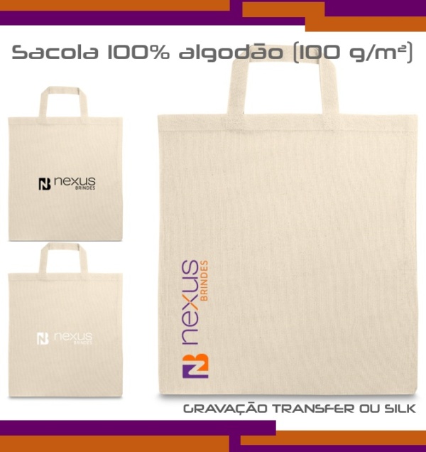 SACOLA ALGODAO SP