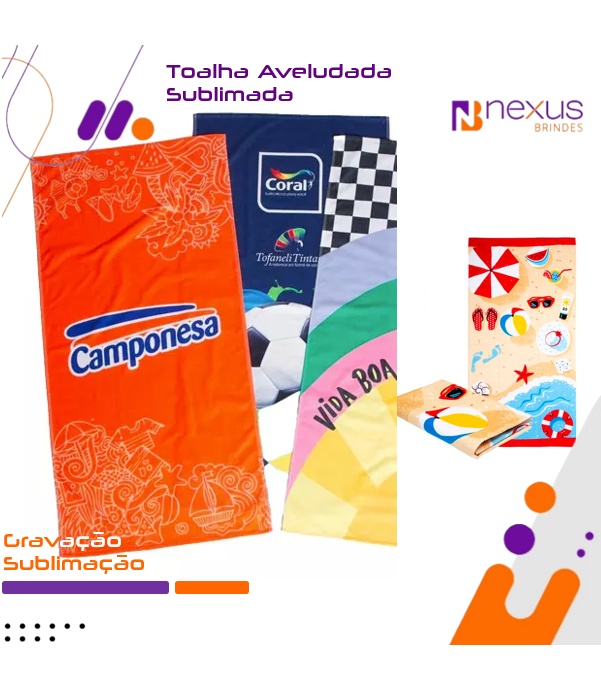 TOALHA SUBLIMADA